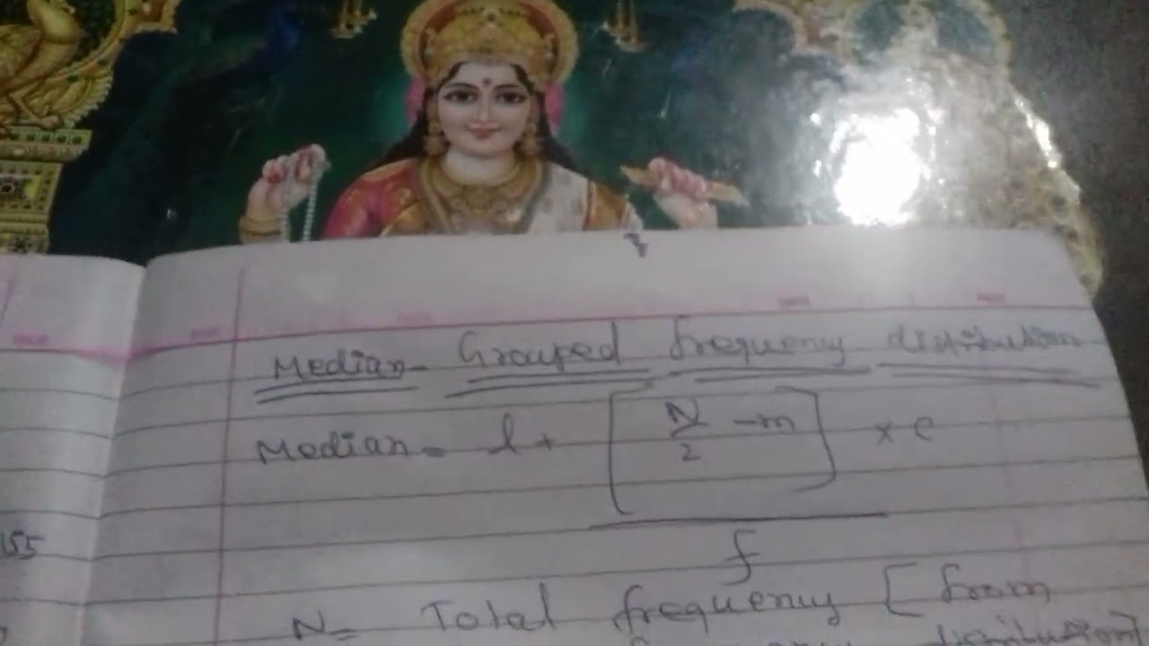 Median for Grouped and Un Grouped frequency distribution