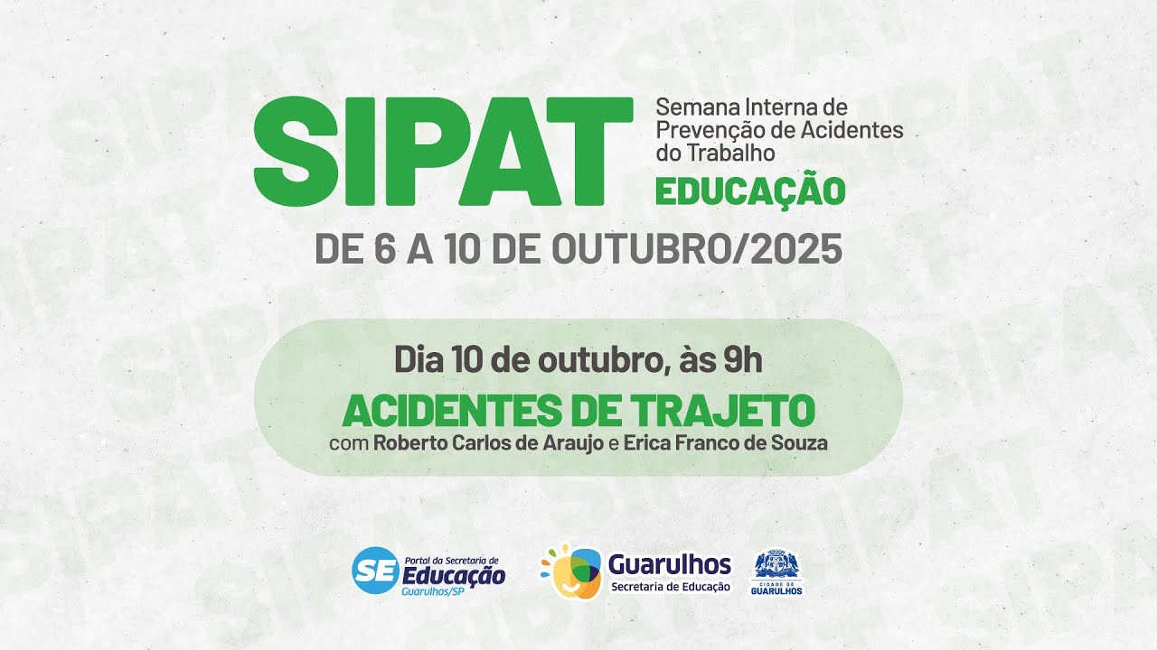 SIPAT - Acidentes de Trajeto