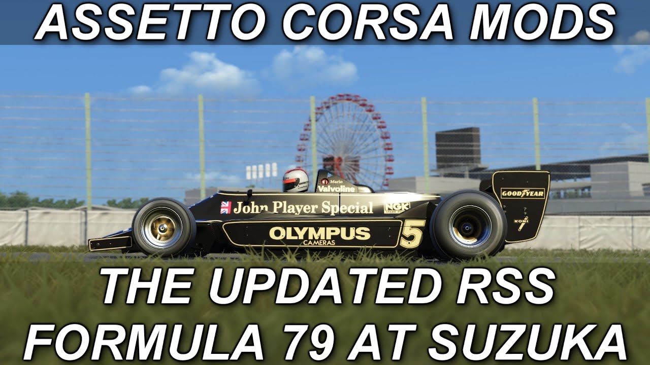 UPDATED Formula RSS 1979 V8 WR @ Suzuka | & Multible RSS Updated Cars