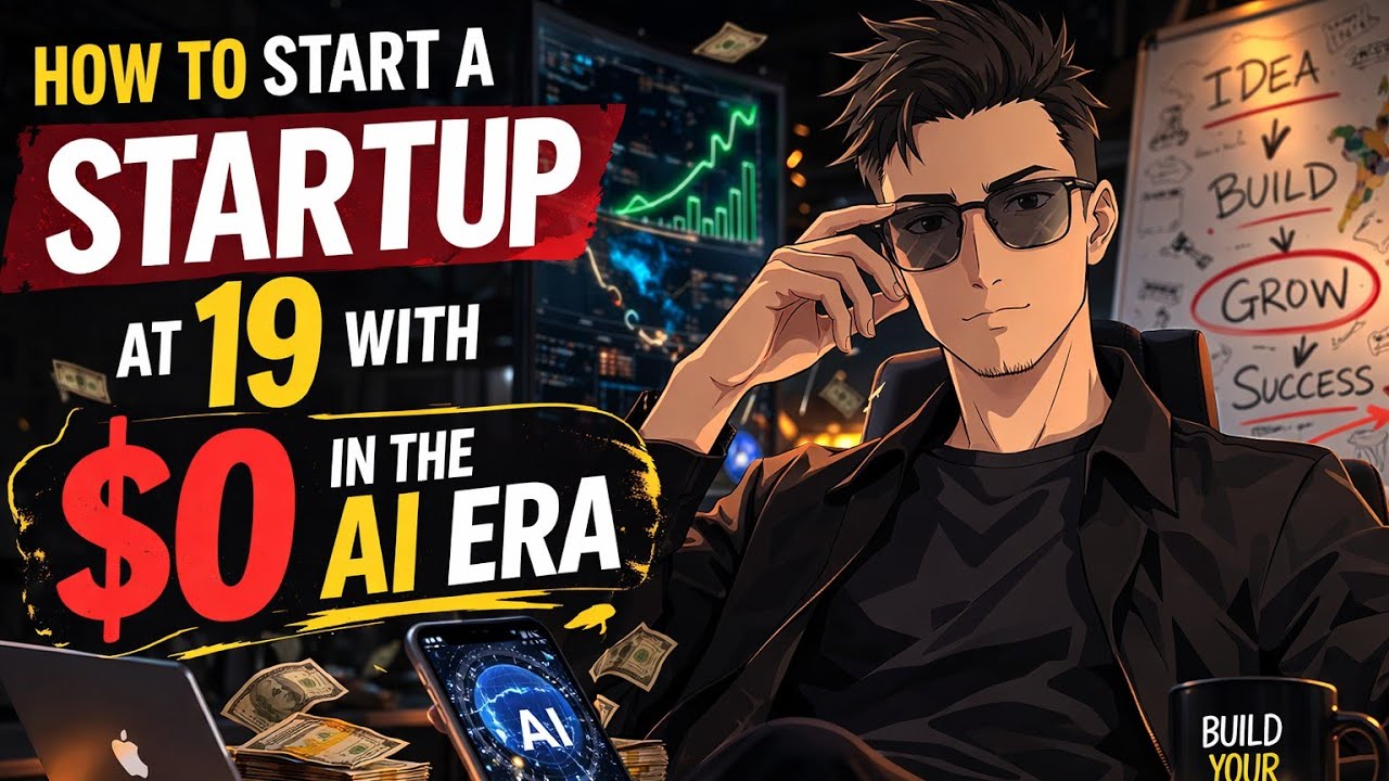 How to Start a Startup at 19 With $0 in the ( AI Era
