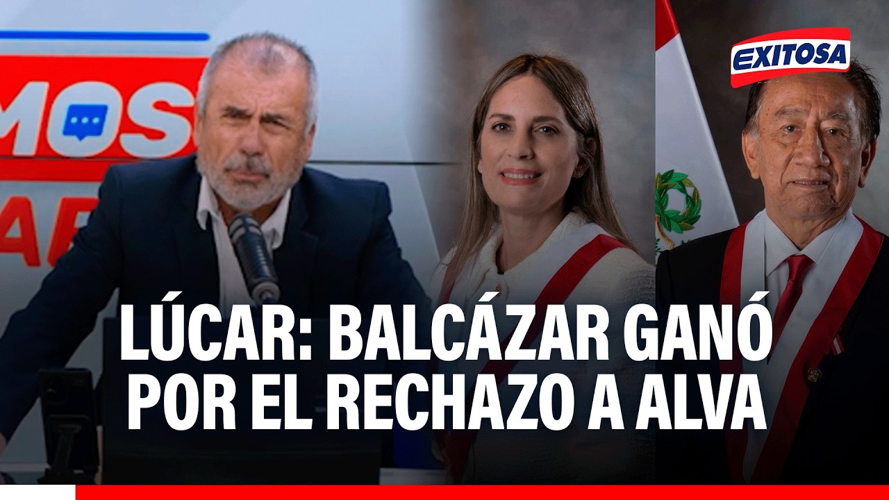 🔴🔵 Nicolás Lúcar: José María Balcázar ganó por el rechazo a María del Carmen Alva