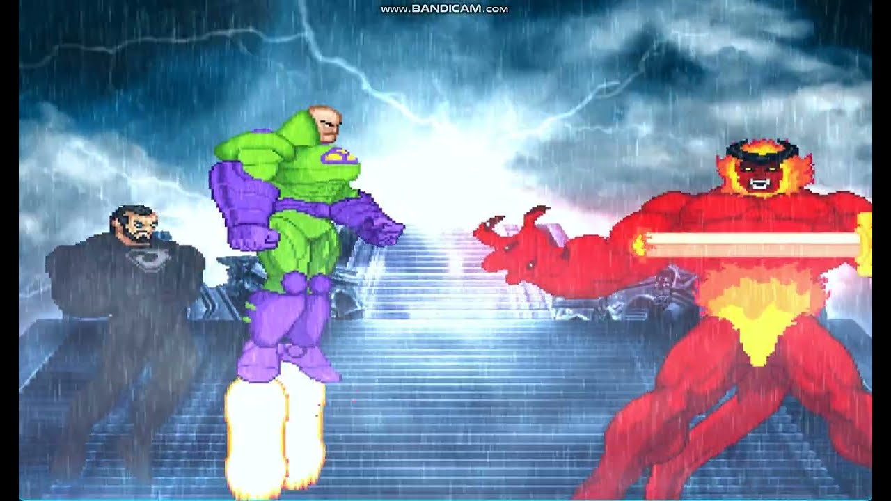 General Zod & Lex Luthor vs. Thanos & Surtur