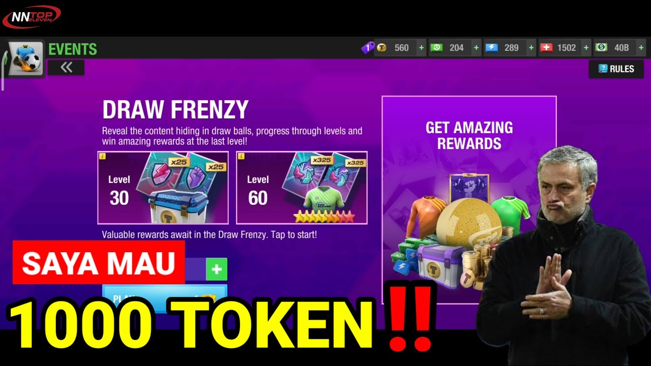 Saya Mau 1000 Token‼️ Undian Mania | Top Eleven 2024