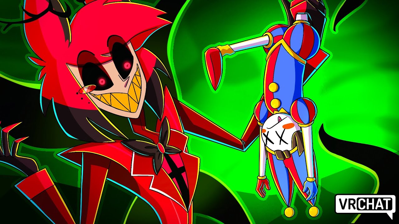Alastor KILLED POMNI in Among us VRChat | Hazbin Hotel VS Digital Circus