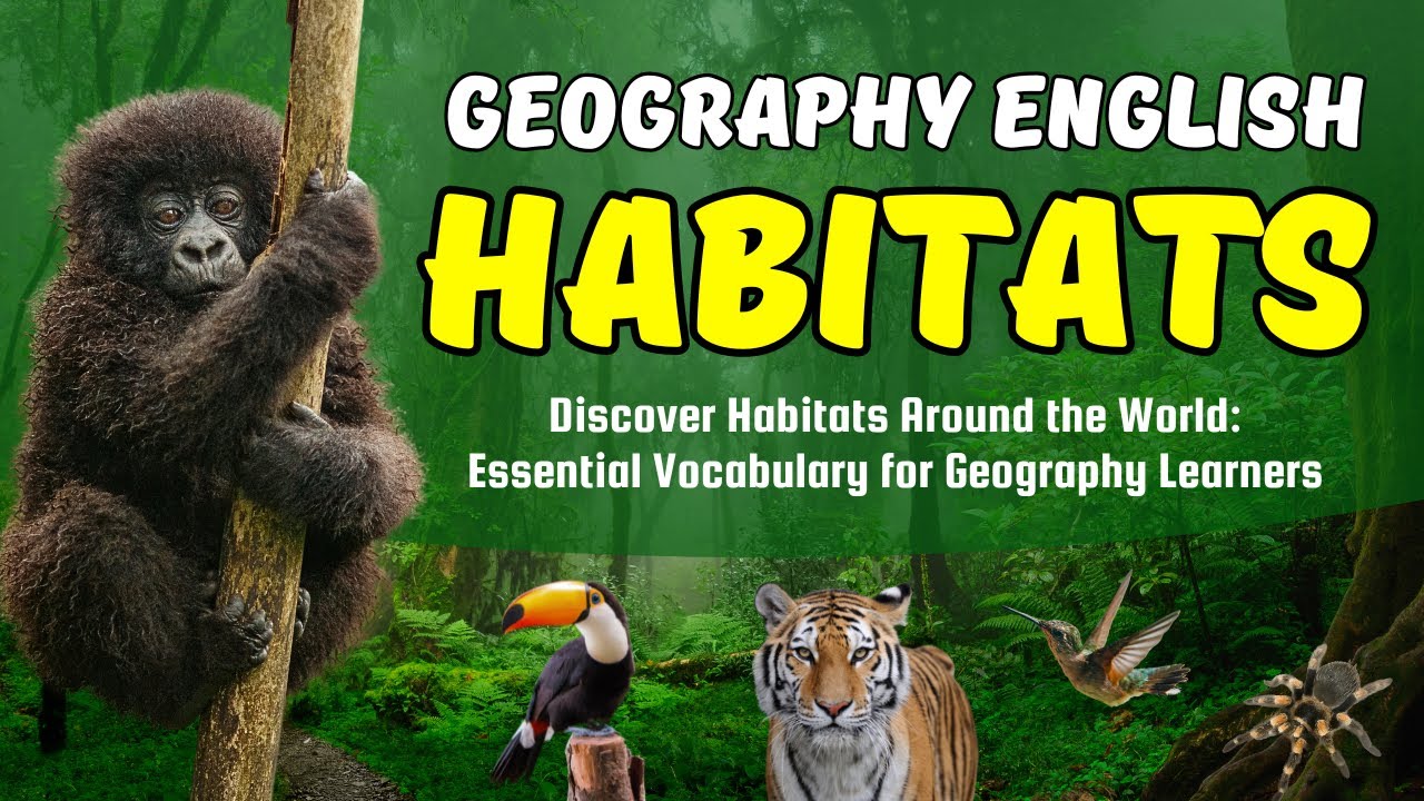 Discover Habitats Around the World: Essential Vocabulary for Geography Learners