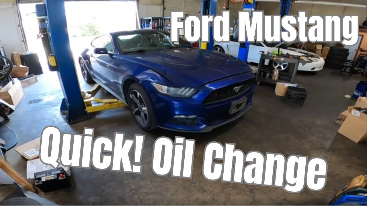 Ford Mustang Oil Change for Dummies