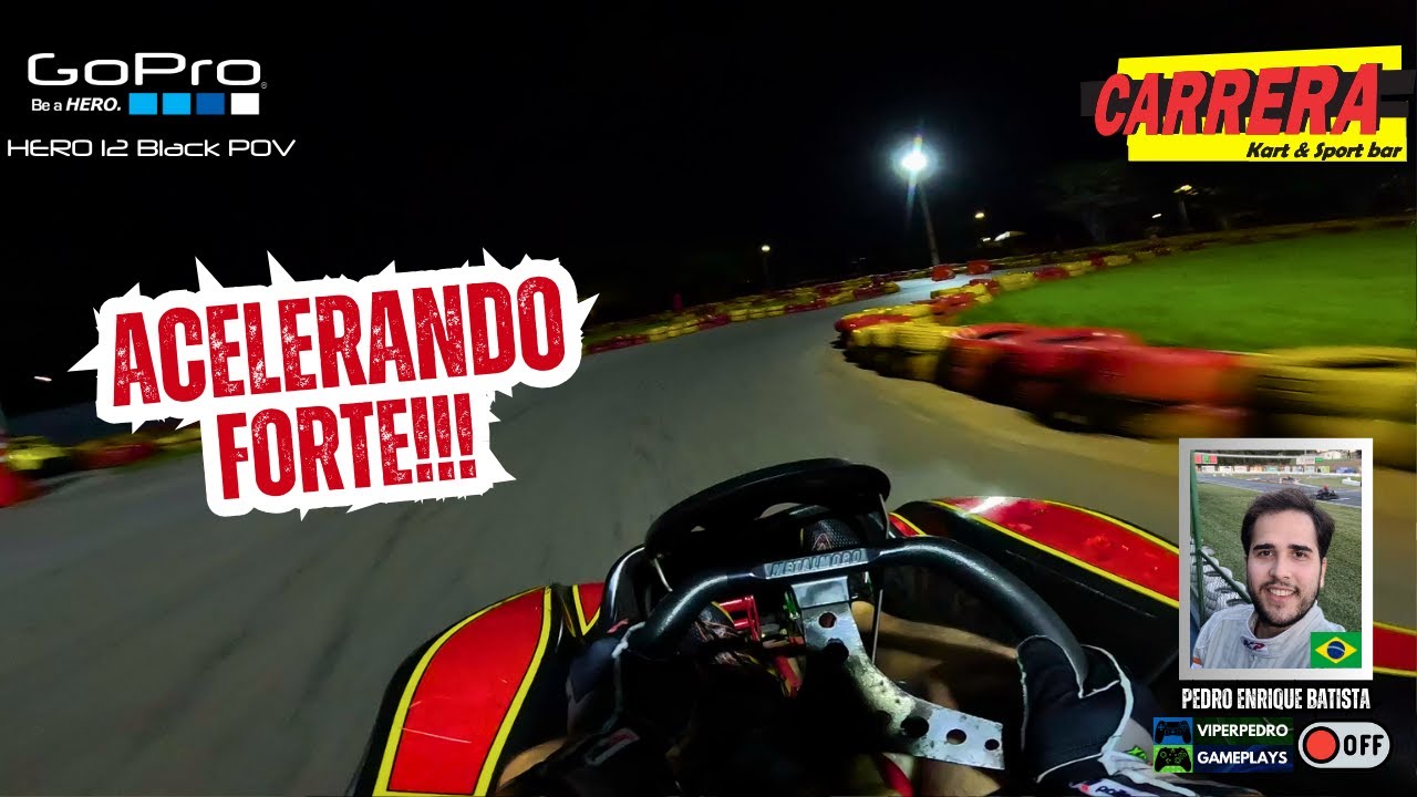 ACELERANDO FORTE no CARRERA KART & SPORT BAR de Brasília! | 23/02/25 | Corrida 2