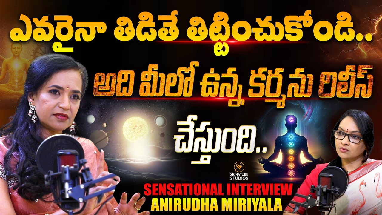 Anirudha Miriyala@WayToMoksha - Telugu Sensational Interview with Journalist Anjali|@Signature Studios