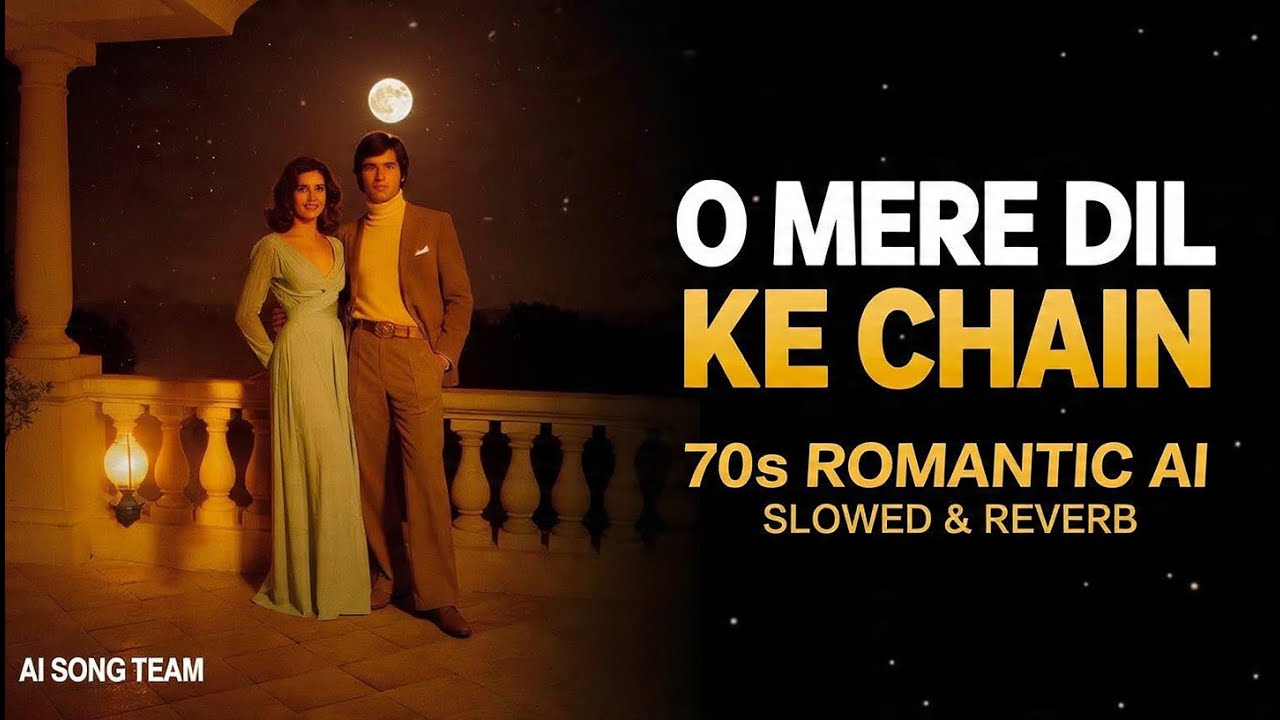 O Mere Dil Ke Chain - Slowed & Reverb | 70s Evergreen Romantic Song | Soulful Melody | Old is Gold