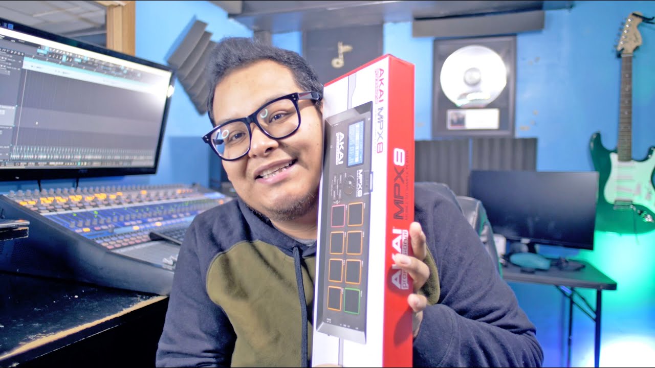 Unboxing (Percusion Pad) Akai MPX8