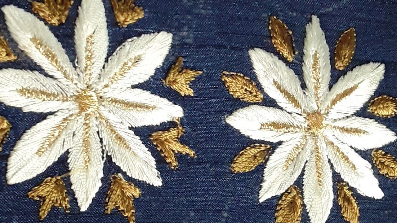 How to do aada tanka by Embroidery Machine!कढ़ाई मशीन द्वारा आड़ा टांका कैसे बनाते हैं