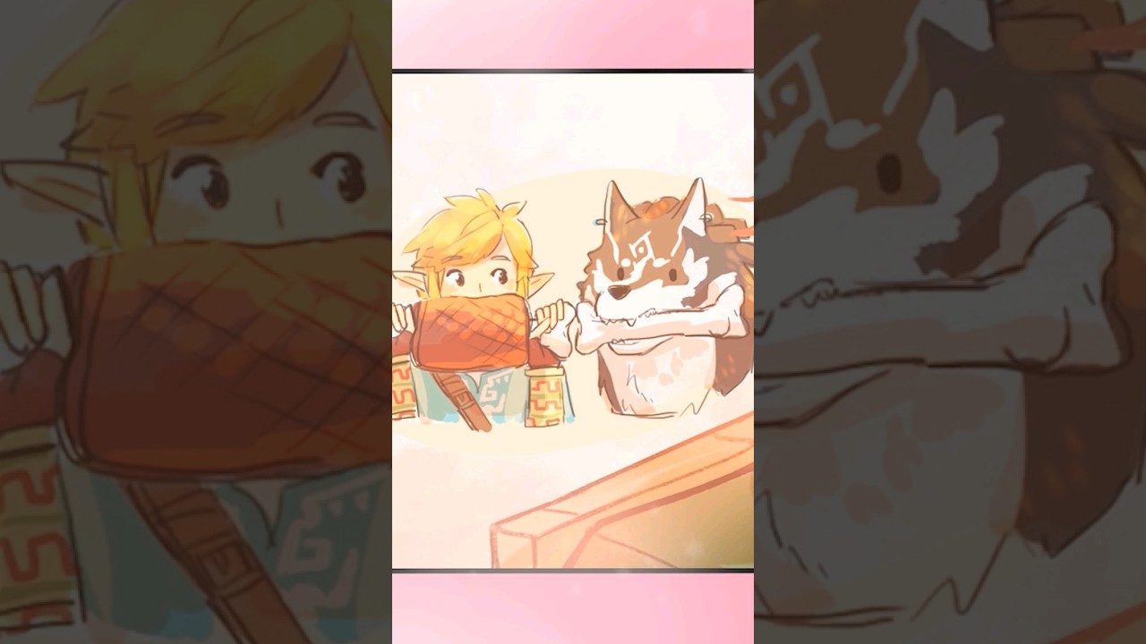 A heartfelt reunion between Totk and Wolf Link