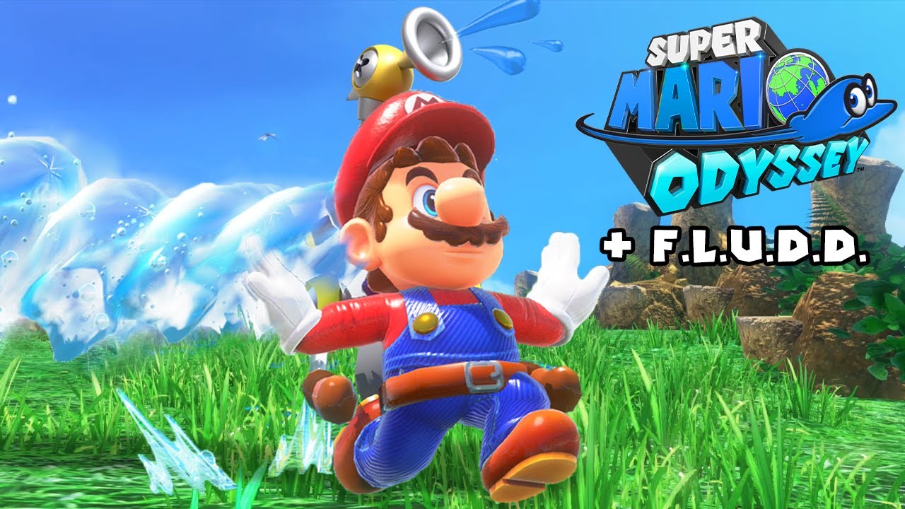 Super Mario Odyssey, but with F.L.U.D.D. - Full Game Walkthrough