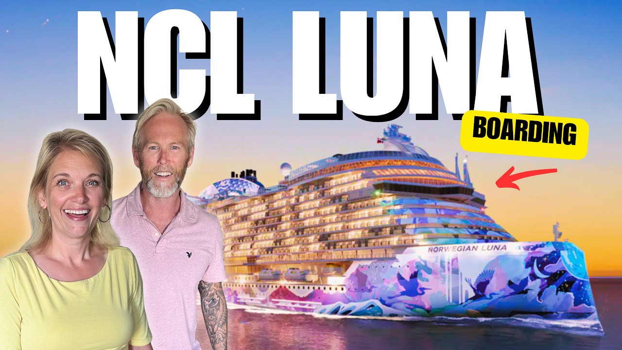 Первый взгляд 👀 на новейший круизный лайнер в мире | День посадки на Norwegian Luna!
