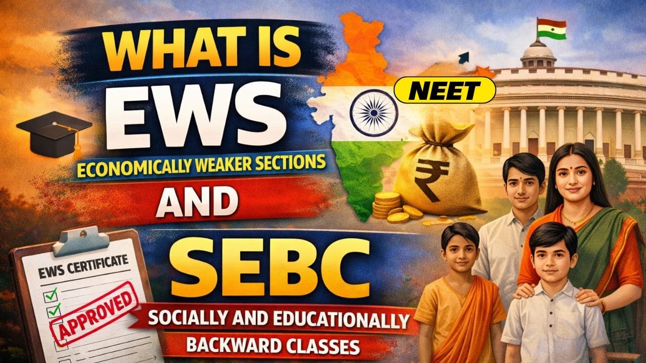 EWS and SEBC Explained Simply | Reservation Categories in India