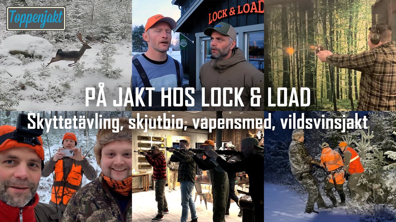 Toppenjakt hos Lock and Load | Skyttet&auml;vling, vapensmed och vildsvinsjak