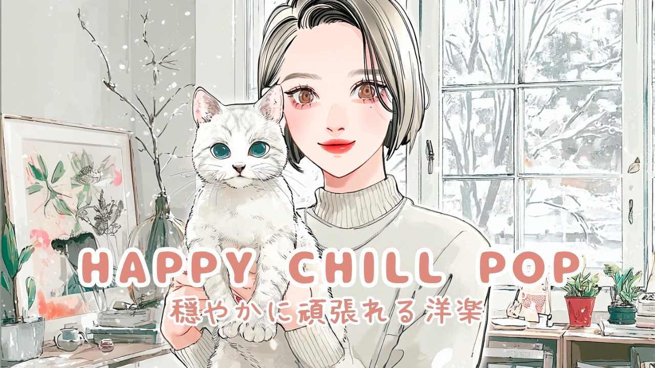 【洋楽BGM】穏やかに頑張れるプレイリスト | Happy Chill Pop・Work & Study