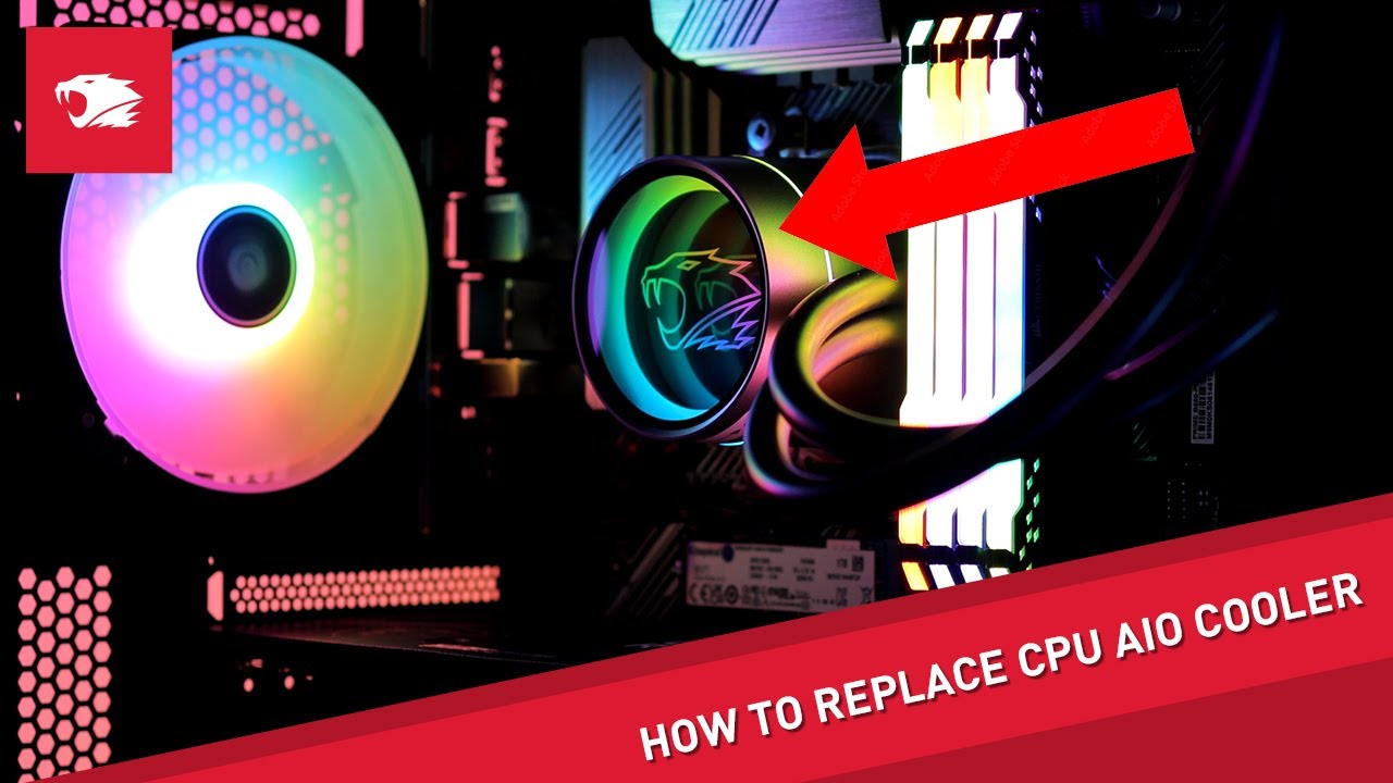 Как заменить процессорный кулер на AIO - iBUYPOWER AMD Intel
