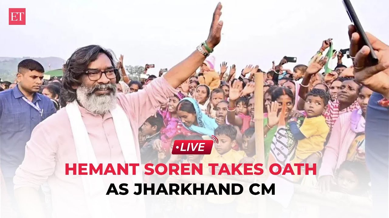 Hemant Soren takes oath as Jharkhand Chief Minister for the fourth term