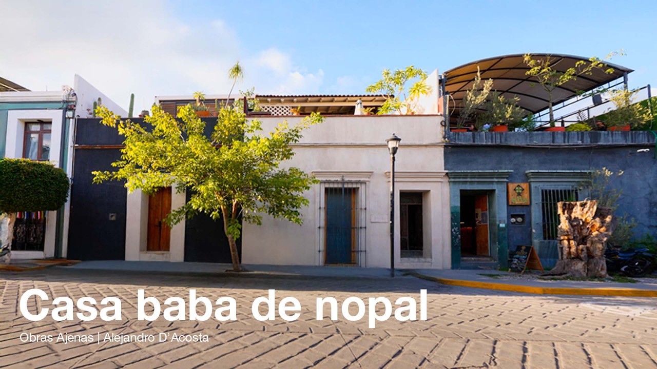 CASA OAXAQUEÑA de BABA de NOPAL | Obras Ajenas | Alejandro D'Acosta
