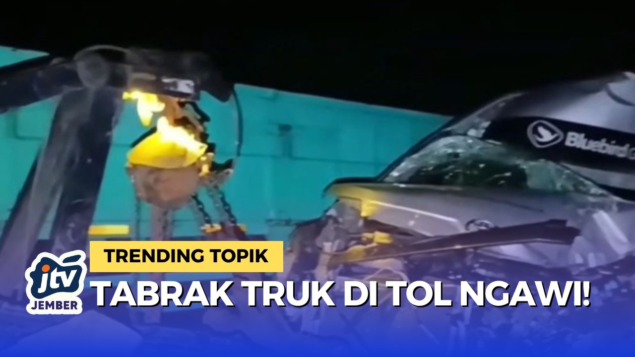 Kecelakaan Maut di Tol Ngawi–Solo, Minibus Travel Tabrak Truk Tronton, 1 Penumpang Tewas