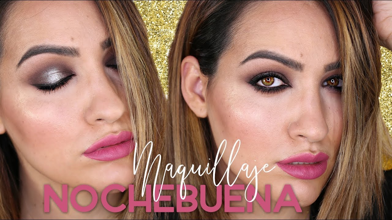 MAQUILLAJE NAVIDAD Y NOCHEBUENA CON PRODUCTOS LOW COST Y DE ALTA GAMA #nonixnavidad