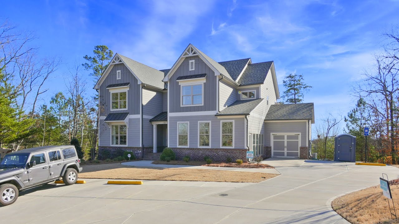LET'S TOUR THIS DECORATED 6 BDRM, 5 BATH MODEL HOME W/IN LAW SUITE IN CANTON, GA, NORTH OF ATLANTA