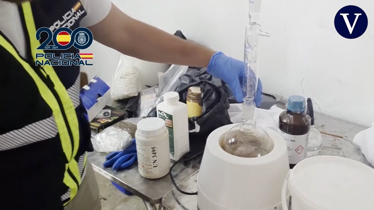 La policía desmantela un laboratorio de drogas oculto en la trastienda de un asador en Madrid