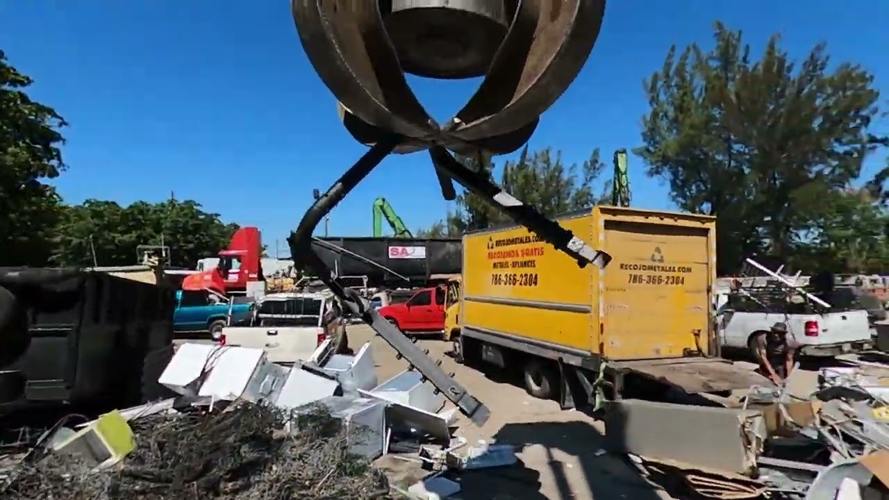 working in the junkyard