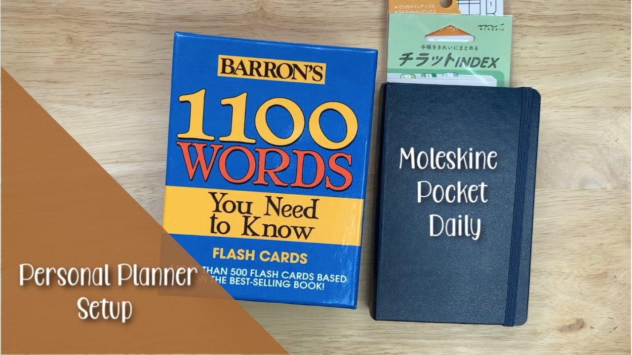 Персональный планировщик 2020 | Moleskine Daily Setup