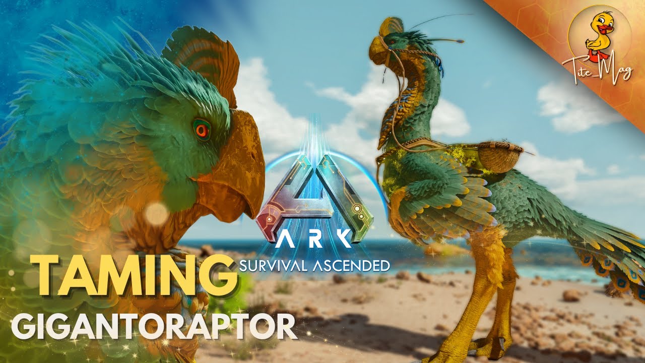 Découverte du Gigantoraptor ARK - Ascended