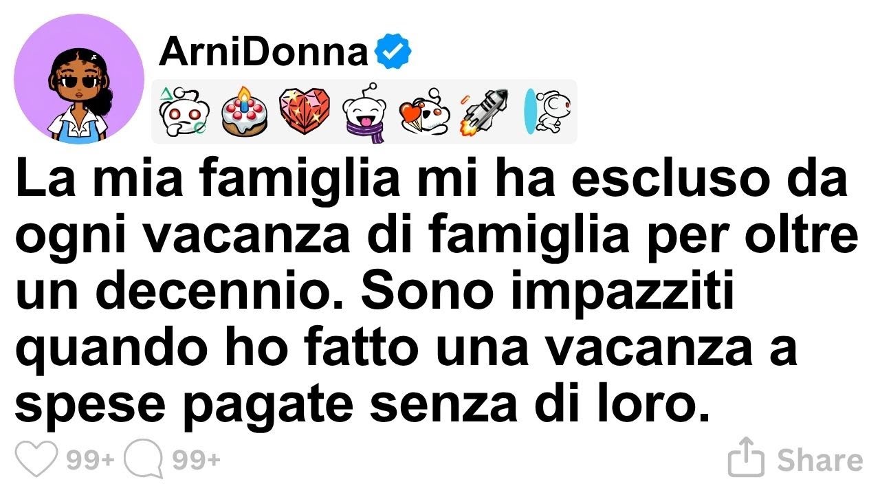 [STORIA COMPLETA] La mia famiglia mi escluse dalle vacanze per anni e impazzì per il mio viaggio.