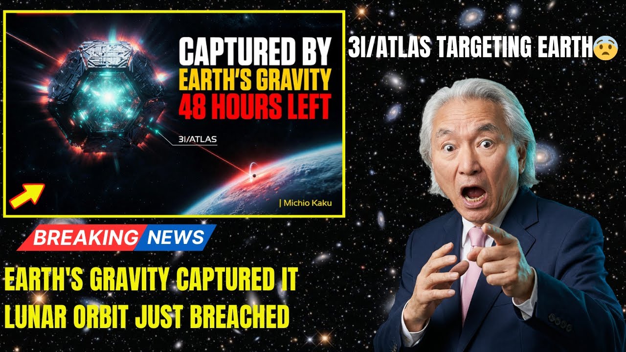 3I/ATLAS Just BREACHED Lunar Orbit — Earth's Gravity Captured It, Entry in 48 Hours | Michio Kaku