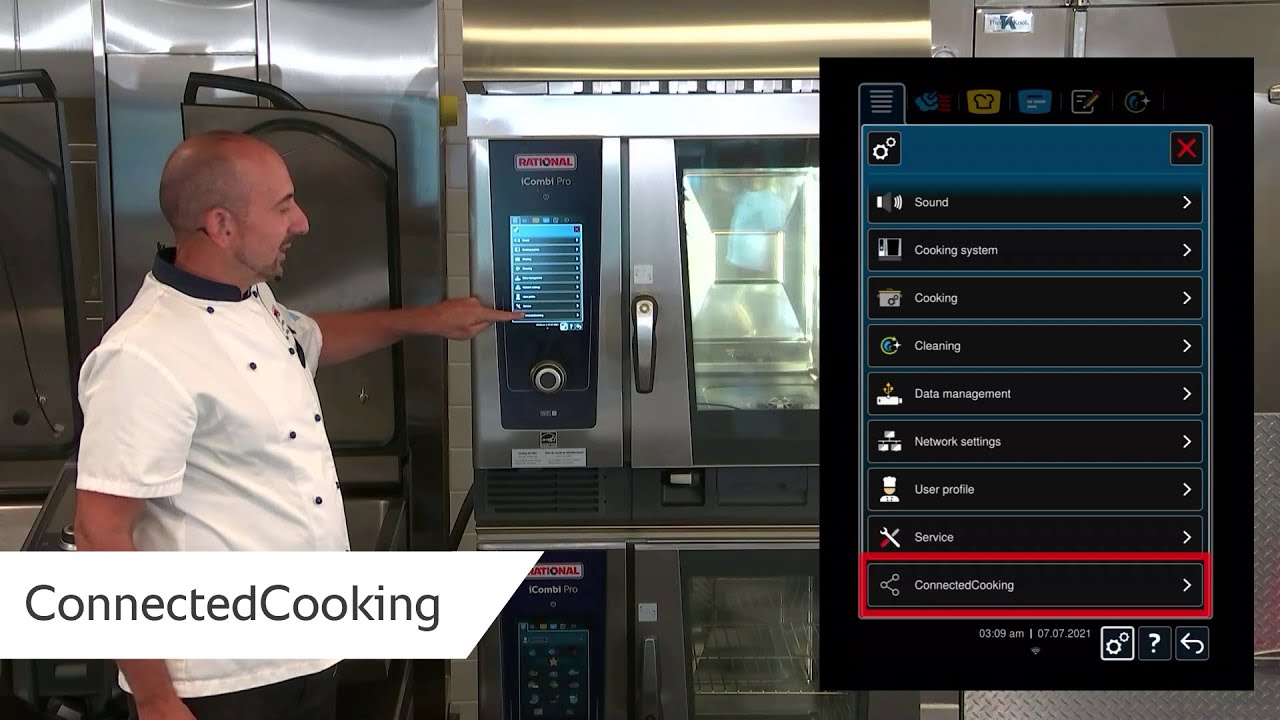 Setting up the iCombi Pro on ConnectedCooking | RATIONAL