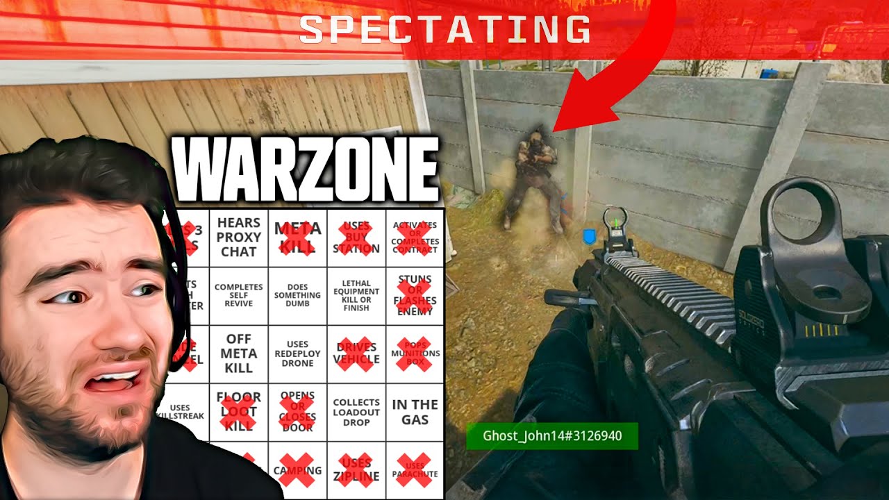 ХУДШЕЕ, ЧТО Я ВИДЕЛ - Warzone Solos Spectating Bingo