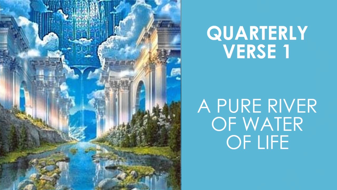 SUNDAY SCHOOL LESSON- LIVING WATERS (REVELATION 22 1-7) VIDEO