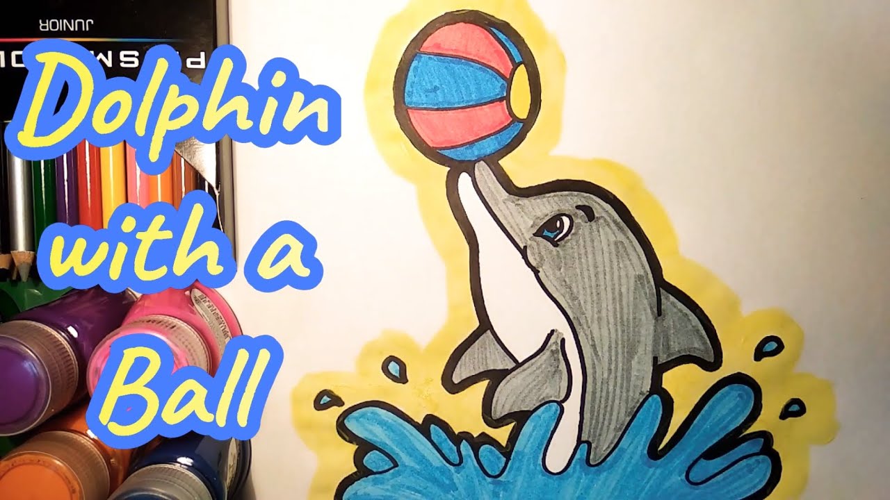 Draw and Learn Funny Animals for Kids - Spider, Dolphin, Donkey