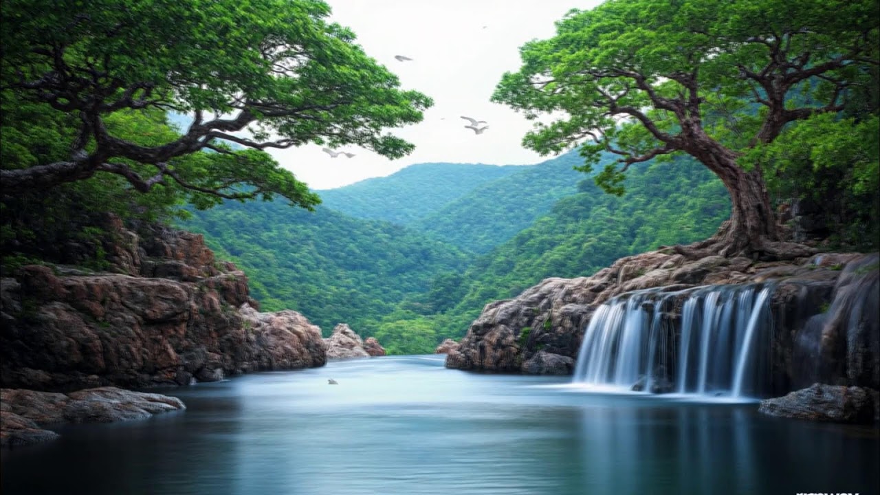 Calming Piano & Water Sounds 💧 Relaxation for Sleep, Healing & Inner Peace,Spa Relax 2