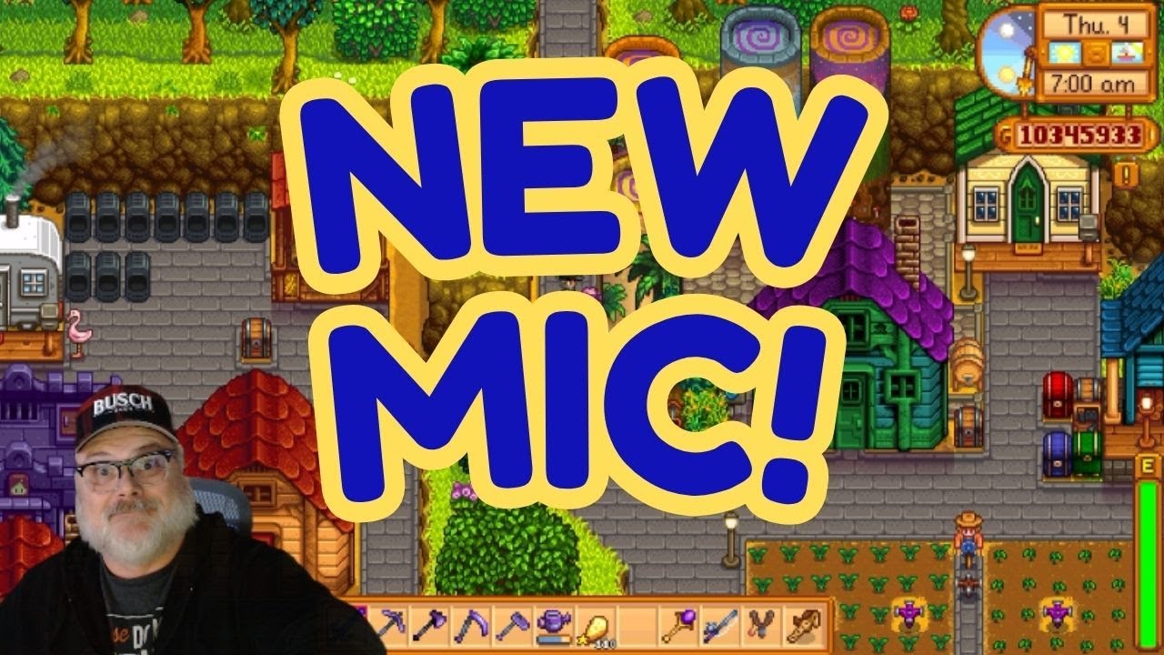 New Mic - Testing with some #stardewvalley