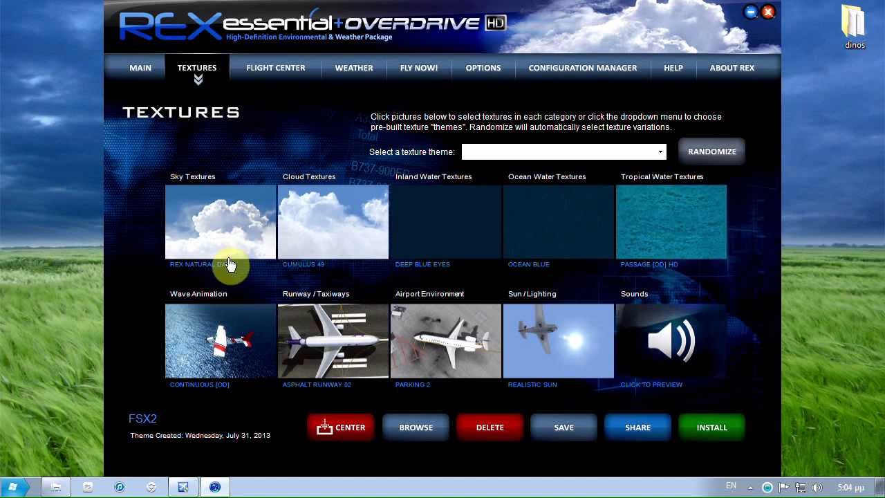 My Flight Simulator X and Real Environment Extreme settings