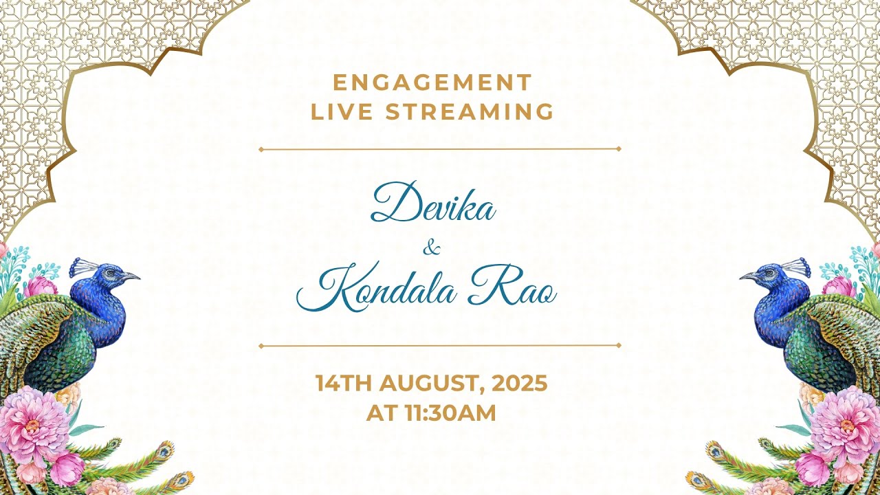 💍 Live: Engagement Ceremony of Devika & Kondala Rao | VIP WEDDINGS NELLORE 📸