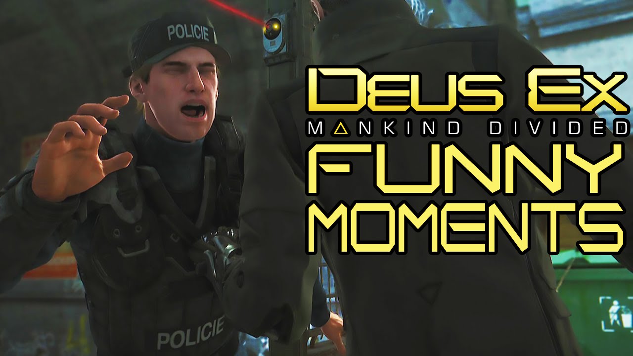 Deus Ex: Mankind Divided Funny Moments | Dealing with Drahomir!