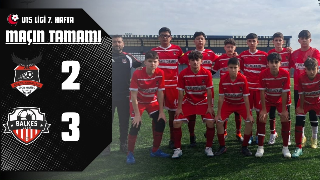 U15 (2011) Ligi 7. Hafta | Bigadiç Kartalları 2-3 Balkesgücü 10 FK 21.02.2026 FHD