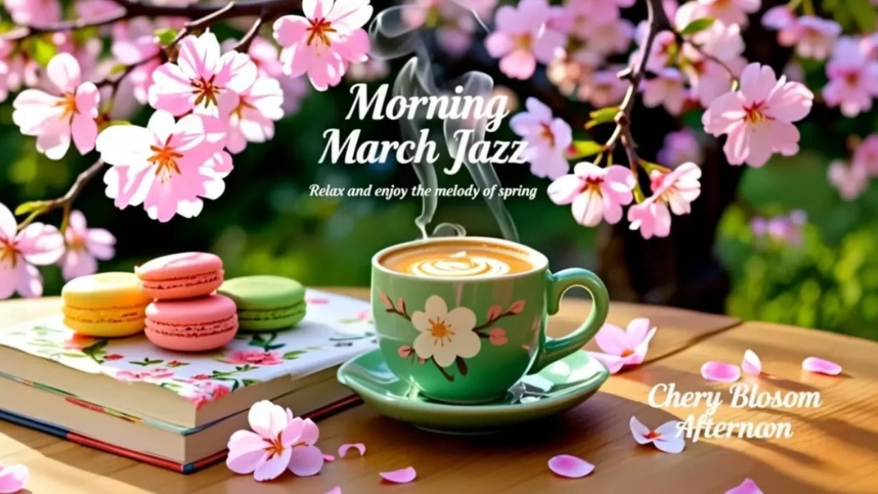 Morning March Jazz ☕ Happy Cafe Music & Smooth Bossa Nova to Start Your Day