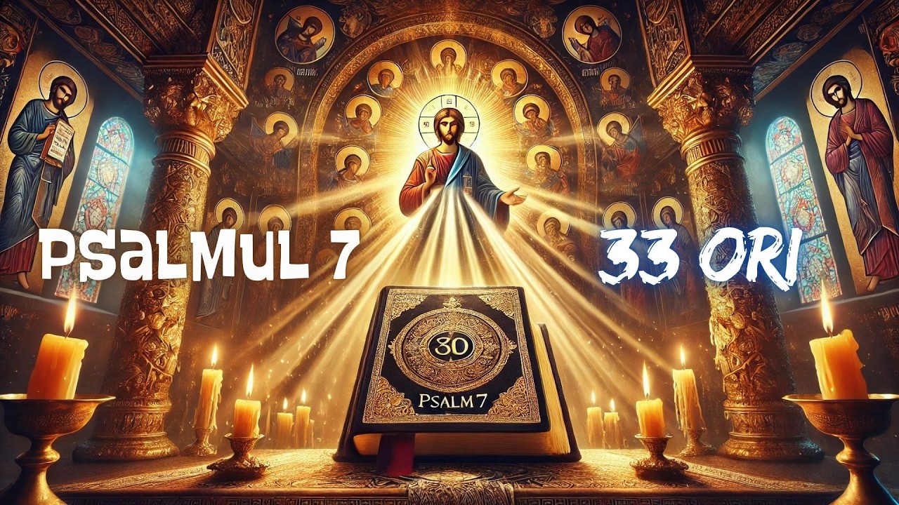 Psalmul 7 repetat de 33 de ori &ndash; Rugăciune pentru dreptate și protecție 🙏✨