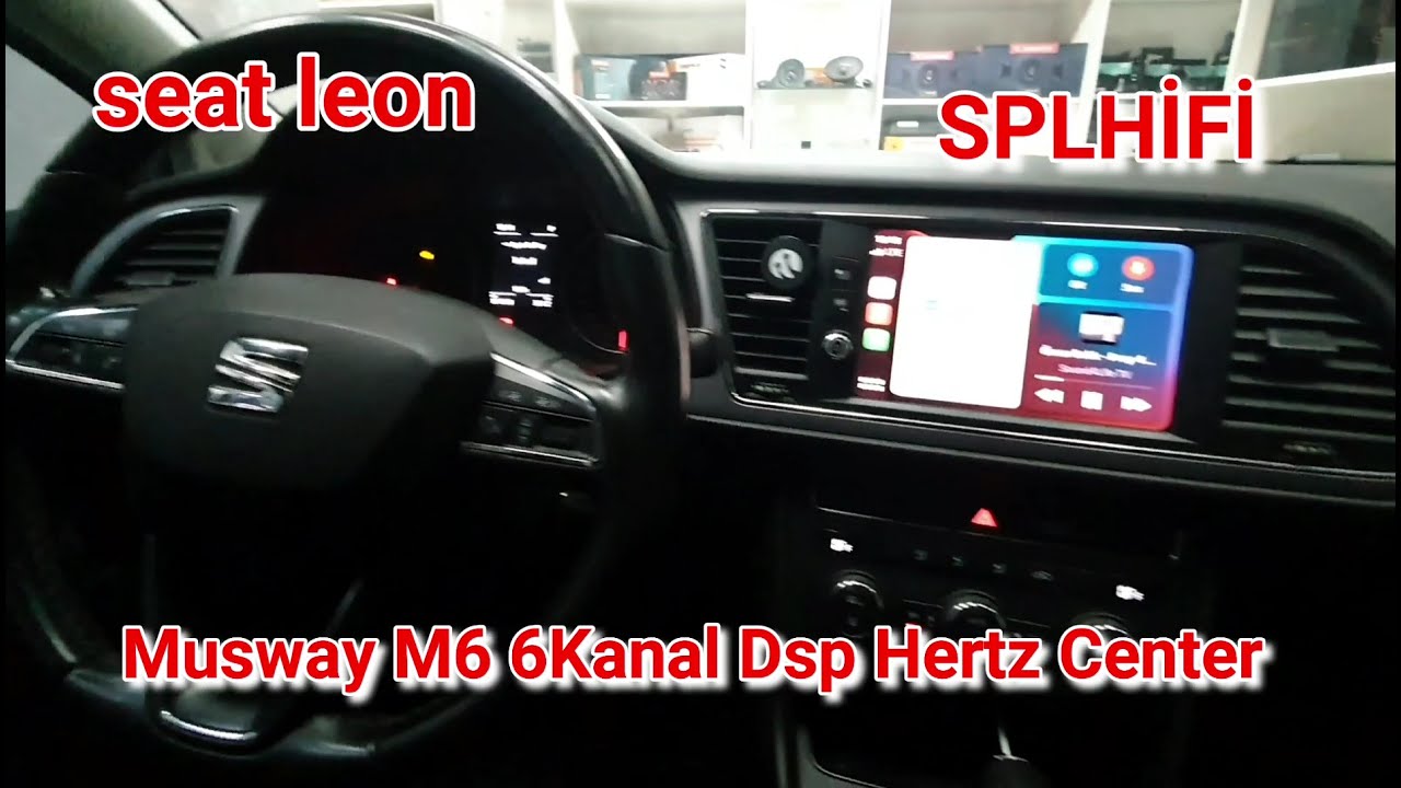 Seat Leon  Ses Sistemi Musway M6 6 Kanal Dsp Amfi Hertz Center