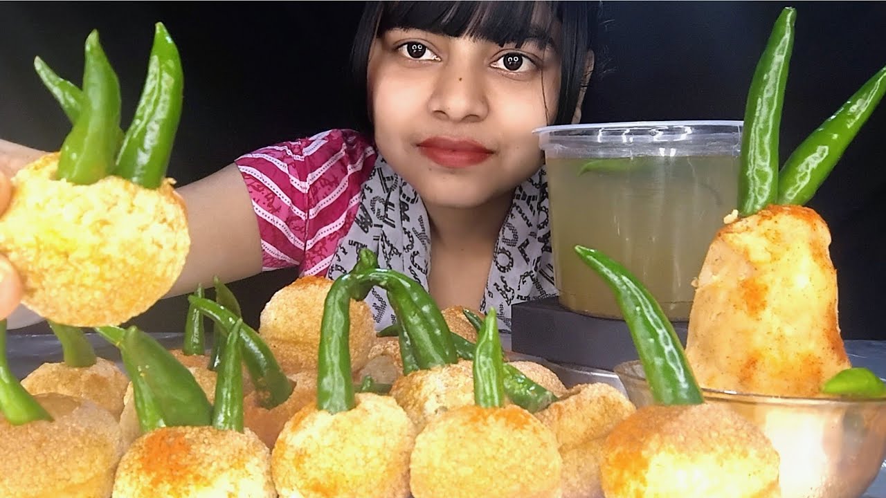 SPICY GREEN CHILLI PANIPURI CHALLENGE|PANIPURI EATING CHALLENGE|GOLGAPPA CHALLENGE SPICY|#food