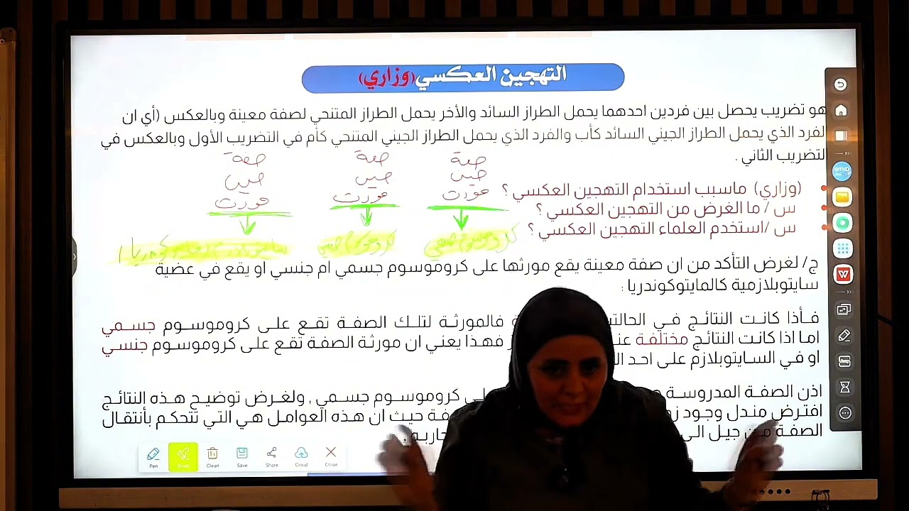 ست نورا الدايني فصل الوراثه المحاضره رقم 6