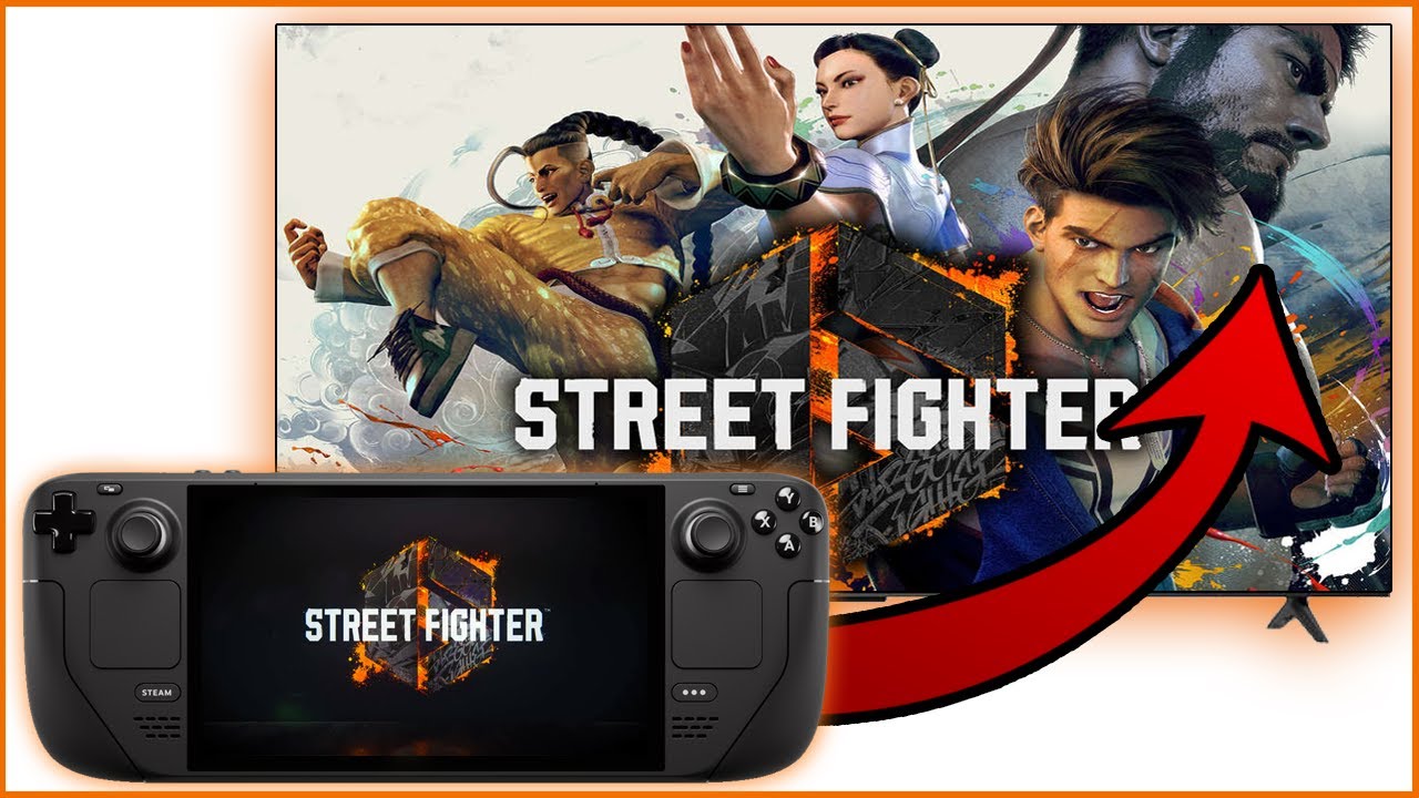 Street Fighter 6 Docked w/ 4K 65