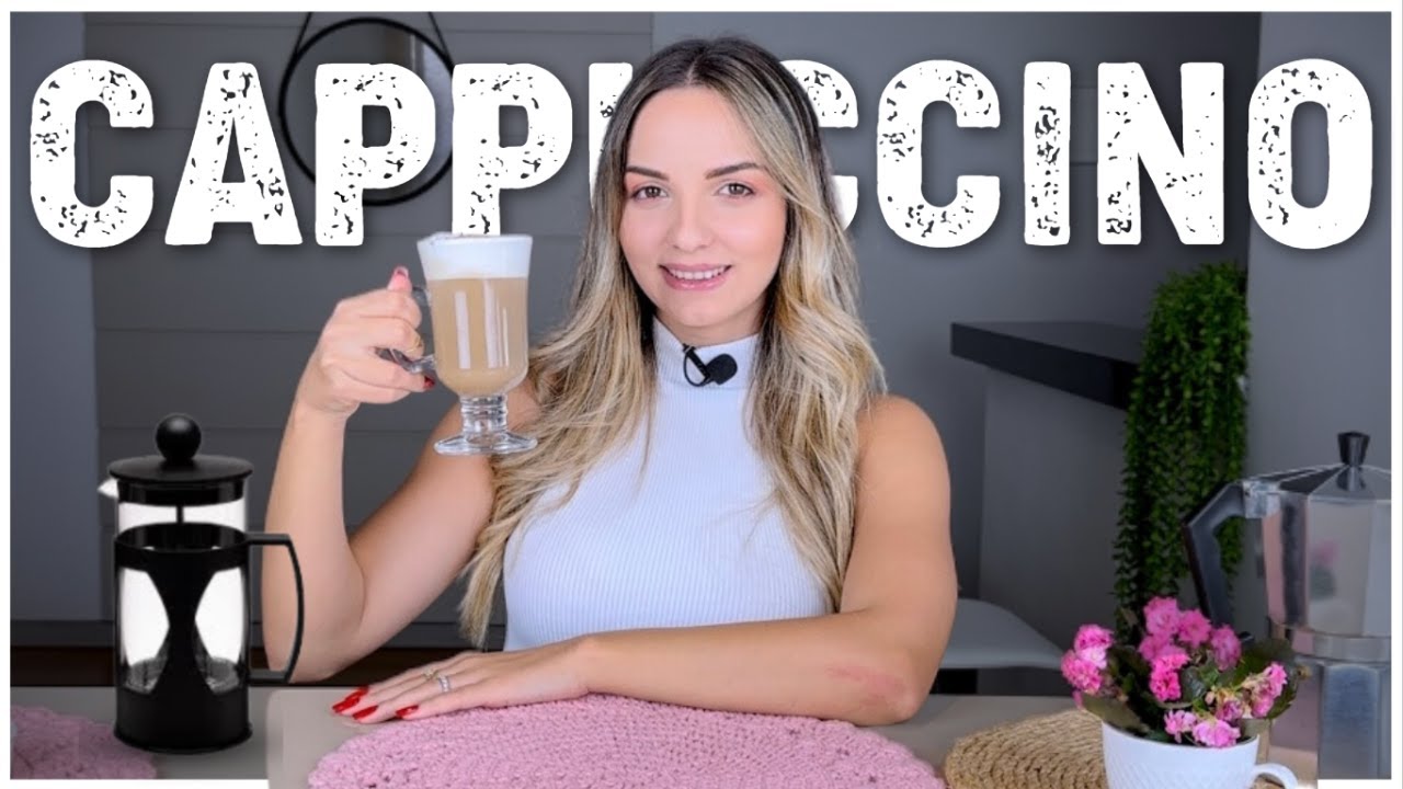 COMO PREPARO MEU CAPPUCCINO USANDO A CAFETEIRA FRANCESA/ PRENSA FRANCESA!